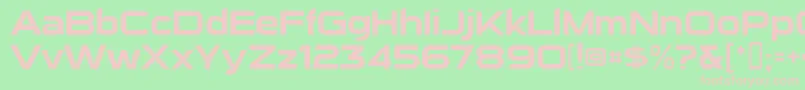 SuiGeneris Font – Pink Fonts on Green Background