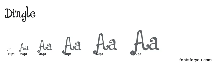 Dingle Font Sizes