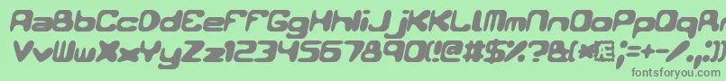 Condui2i Font – Gray Fonts on Green Background