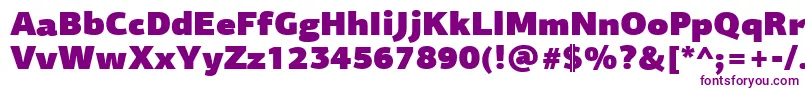 PfagorasansproUltrablack Font – Purple Fonts