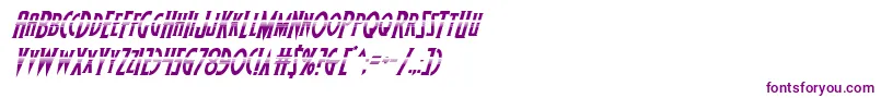 Wolfsbane2halfital Font – Purple Fonts on White Background