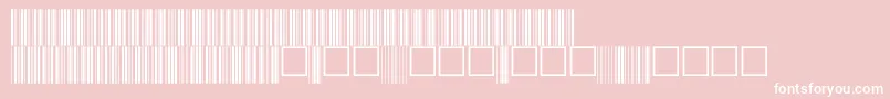 V100016 Font – White Fonts on Pink Background