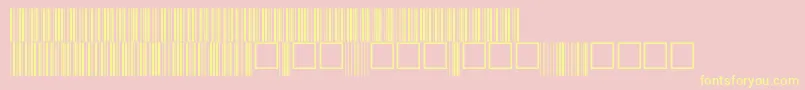 V100016-Schriftart – Gelbe Schriften auf rosa Hintergrund