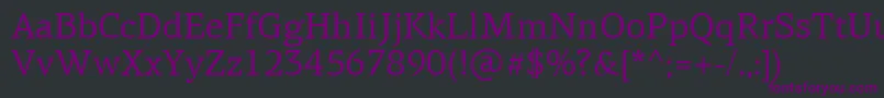 fuente PfagoraserifproRegular – Fuentes Moradas Sobre Fondo Negro