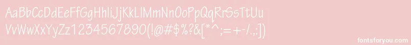 TektonproCond Font – White Fonts on Pink Background