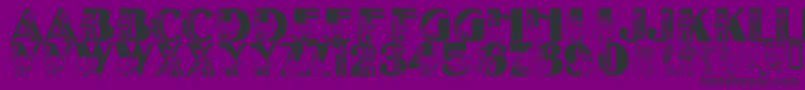 LmsBeyondInfinity Font – Black Fonts on Purple Background