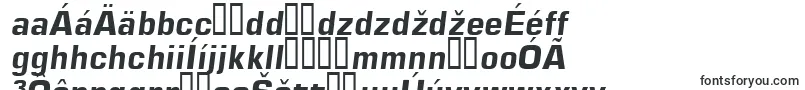 Шрифт Square721Bolditalic – словацкие шрифты