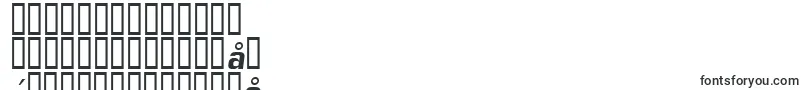 フォントSquare721Bolditalic – 中国の文字（簡体字）