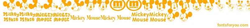 MickeyMTfb Font – Orange Fonts