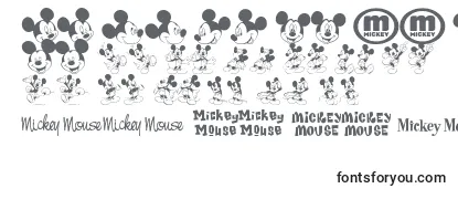MickeyMTfb-fontti