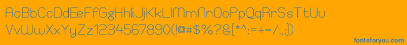 Подробнее о шрифте ElgethyEstSquare Шрифт ElgethyEstSquare – синие шрифты на оранжевом фоне
