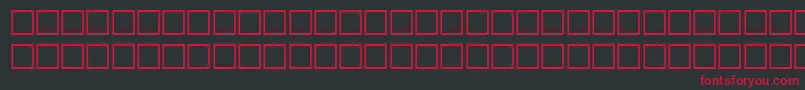 JamesRegular Font – Red Fonts on Black Background