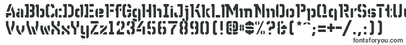 WcWunderbachR Font – Army Fonts