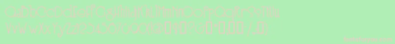 Speedballno3 Font – Pink Fonts on Green Background