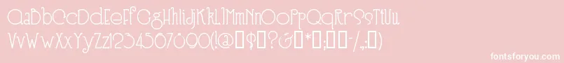 Speedballno3 Font – White Fonts on Pink Background