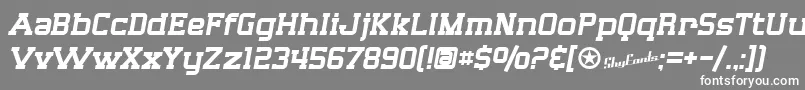 SfBigWhiskey Font – White Fonts on Gray Background