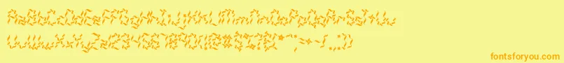 Więcej informacji o czcionce Weaver Czcionka Weaver – pomarańczowe czcionki na żółtym tle