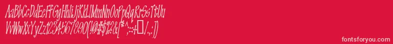 More about Omega Old Face Font Omega Old Face Font – Pink Fonts on Red Background