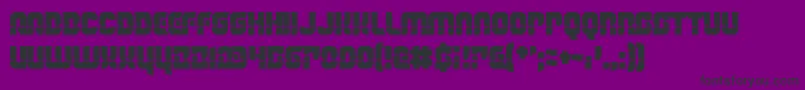 TheLightBrigade Font – Black Fonts on Purple Background