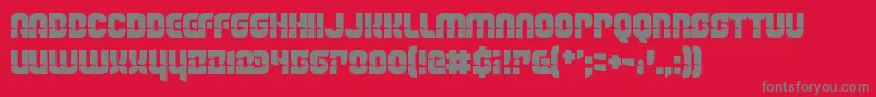 TheLightBrigade Font – Gray Fonts on Red Background