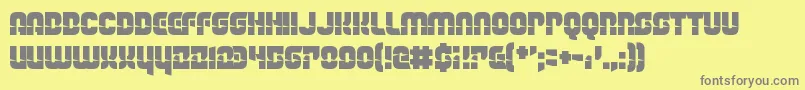 TheLightBrigade Font – Gray Fonts on Yellow Background