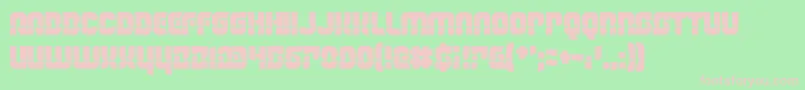 TheLightBrigade Font – Pink Fonts on Green Background