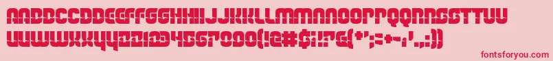 TheLightBrigade Font – Red Fonts on Pink Background