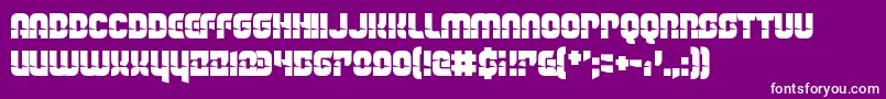 TheLightBrigade Font – White Fonts on Purple Background