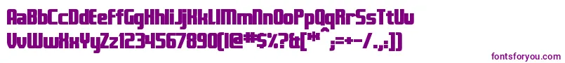 FontanaBold Font – Purple Fonts on White Background
