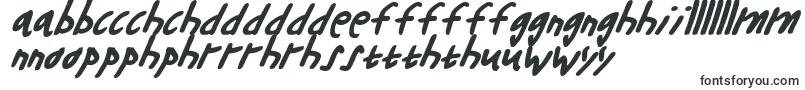 ButtonsTheBearItalic-fontti – walesilaiset fontit