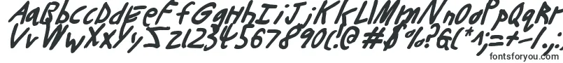 ButtonsTheBearItalic-Schriftart – Schriftarten, die mit B beginnen