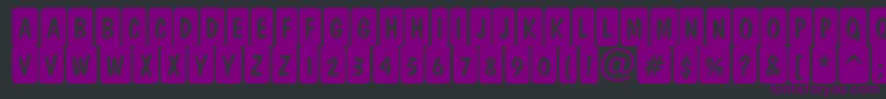 DominottlcmrndcrnRegular Font – Purple Fonts on Black Background