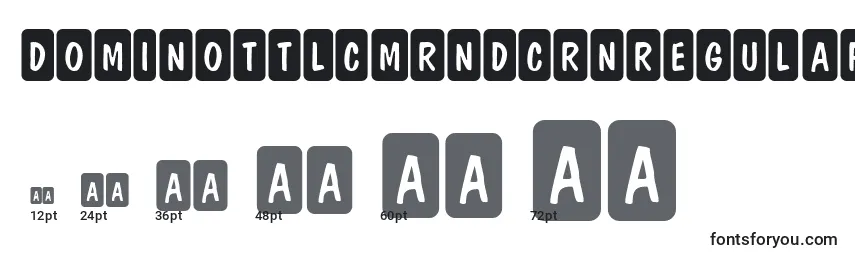 DominottlcmrndcrnRegular Font Sizes
