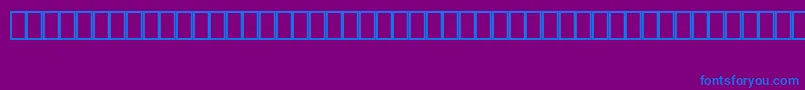 MapinfoArrows Font – Blue Fonts on Purple Background