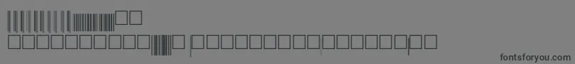 V200018 Font – Black Fonts on Gray Background