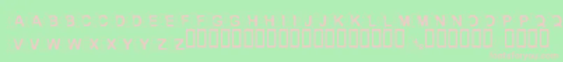 FlPunxsutawneyPhil Font – Pink Fonts on Green Background