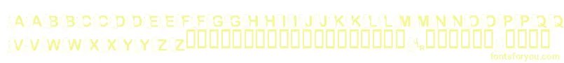 フォントFlPunxsutawneyPhil – 黄色のフォント