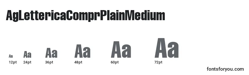 AgLettericaComprPlainMedium Font Sizes