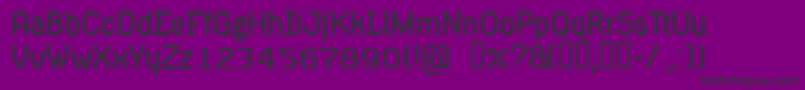 HydrophiliaLiquid Font – Black Fonts on Purple Background