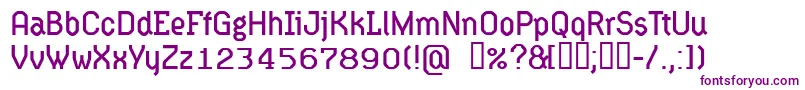 HydrophiliaLiquid Font – Purple Fonts on White Background