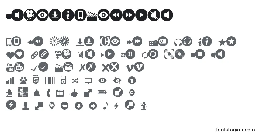 Fuente StmediaWebfont - alfabeto, números, caracteres especiales