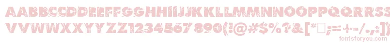 BenKrush Font – Pink Fonts