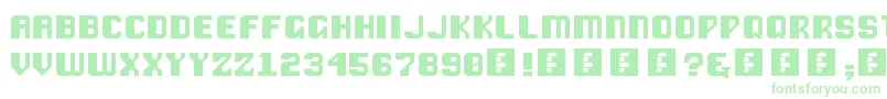 Saiba mais sobre a fonte VipondChubby Fonte VipondChubby – fontes verdes em um fundo branco