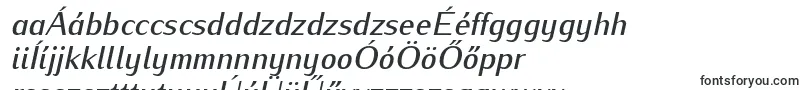 Шрифт IwonamediumItalic – венгерские шрифты
