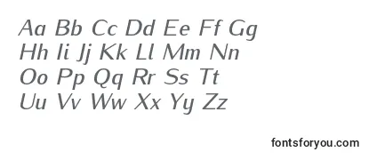 IwonamediumItalic Font