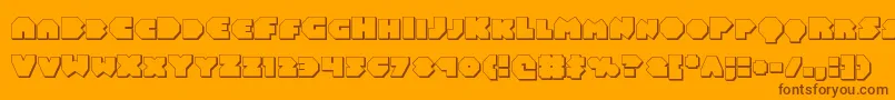 More about Balastaral3D Font Balastaral3D Font – Brown Fonts on Orange Background