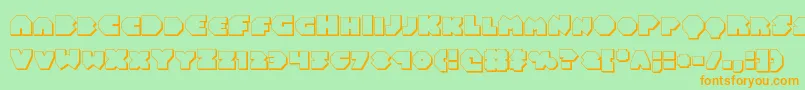 More about Balastaral3D Font Balastaral3D Font – Orange Fonts on Green Background