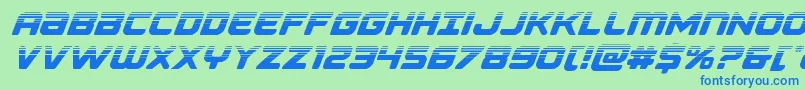 More about Falconpunchhalf Font Falconpunchhalf Font – Blue Fonts on Green Background