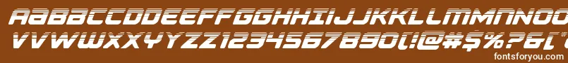 Falconpunchhalf Font – White Fonts on Brown Background
