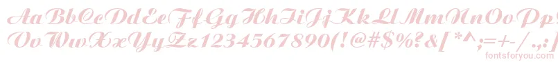 Bitscript Font – Pink Fonts on White Background